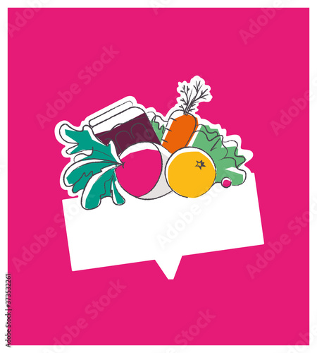 étiquette légumes et fruits