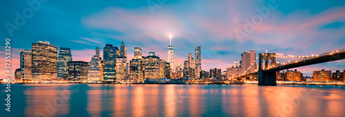 Panoramic view of Manhattan