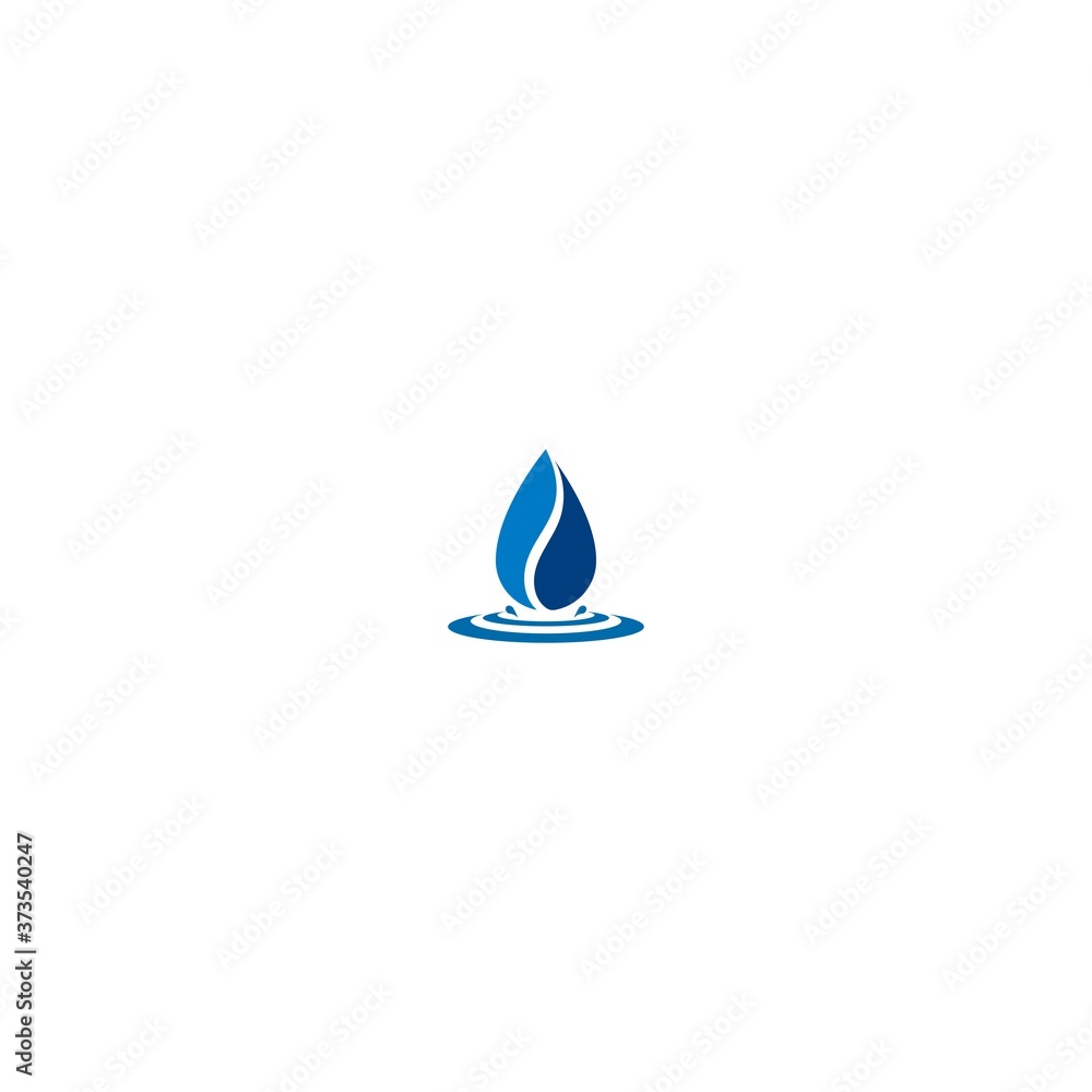 Fototapeta premium Water Drop Logo template vector icon illustration