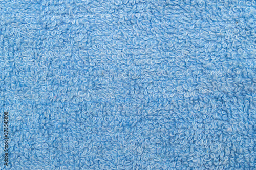 Texture of Blue Towel. Abstract background