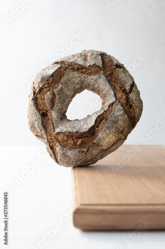 A delicious freshly baked rye bread ruddy © Александр Иванов