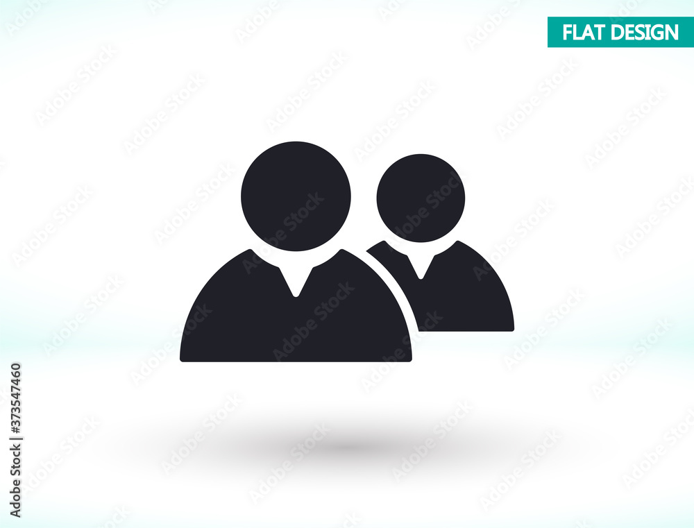 Human vector icon , lorem ipsum Flat design Human vector icon , lorem ipsum Flat design