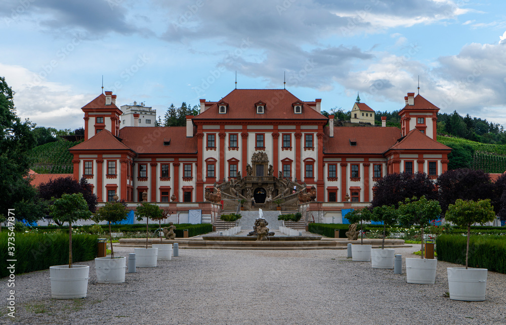 troja castle in prague czech republic