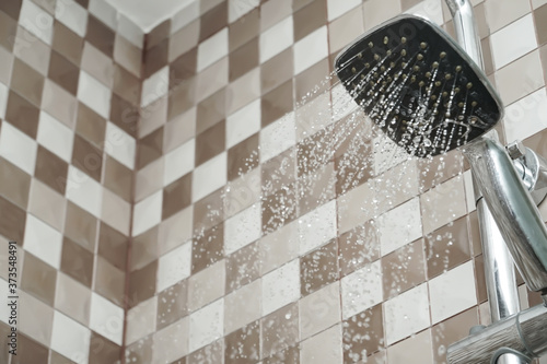 Shower with Water On