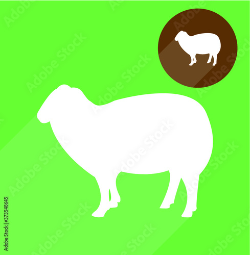 Sheep silhouette 