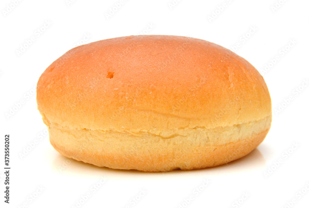 Hamburger bun isolated on white background Hamburger bun isolated on white background