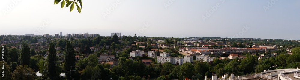 Panorama de la ville de poitiers