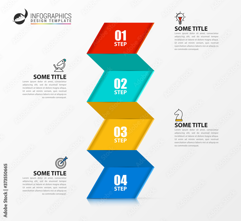 Infographic design template. Creative concept with 4 steps Infographic design template. Creative concept with 4 steps