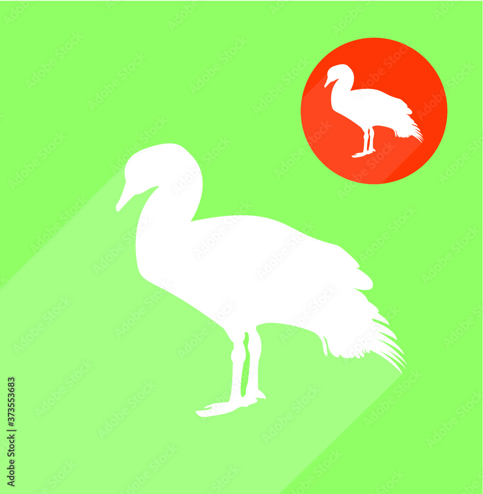 Fototapeta premium Goose icon