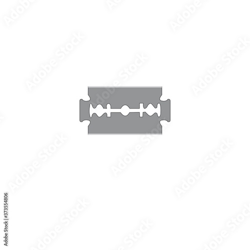 razor blade icon logo vector