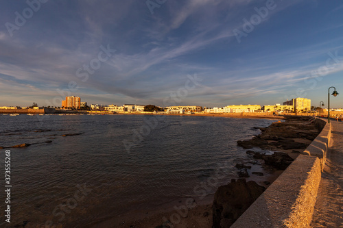 Sunset in Cadiz, Andalusia, Spain. © DirkR