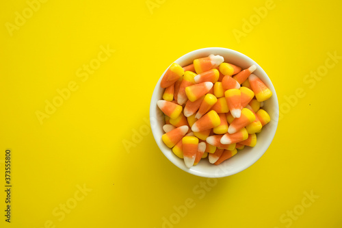 Colorful Candy Corn in a Bo...