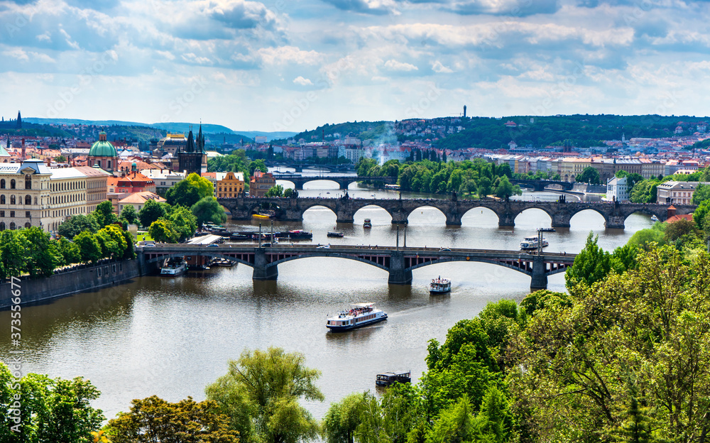 Fototapeta premium view of prague