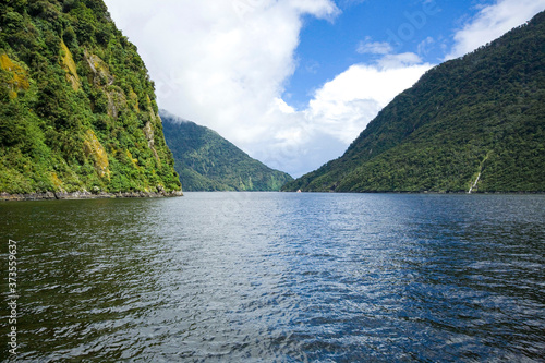 Milford Sound fiord in the south west of New Zealand's South Island within Fiordland National Park 