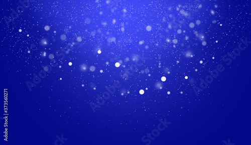 Abstract blue background with stars.
