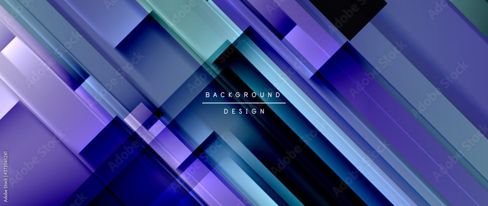 Dynamic lines on fluid color gradient. Trendy geometric abstract background for your text, logo or graphics Dynamic lines on fluid color gradient. Trendy geometric abstract background for your text, logo or graphics
