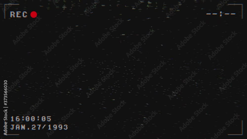 Video Cassette recording. CCTV VHS grainy 4K texture. Analog noise