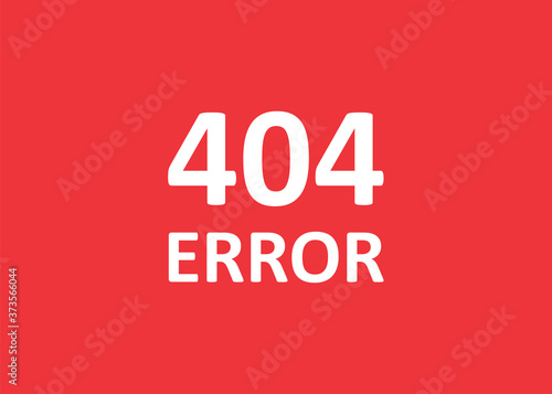 Error 404 page not found, simple background illustration in vector flat