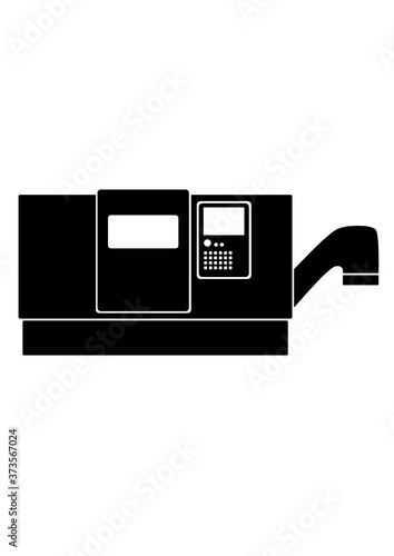 CNC Lathe Machine Logo