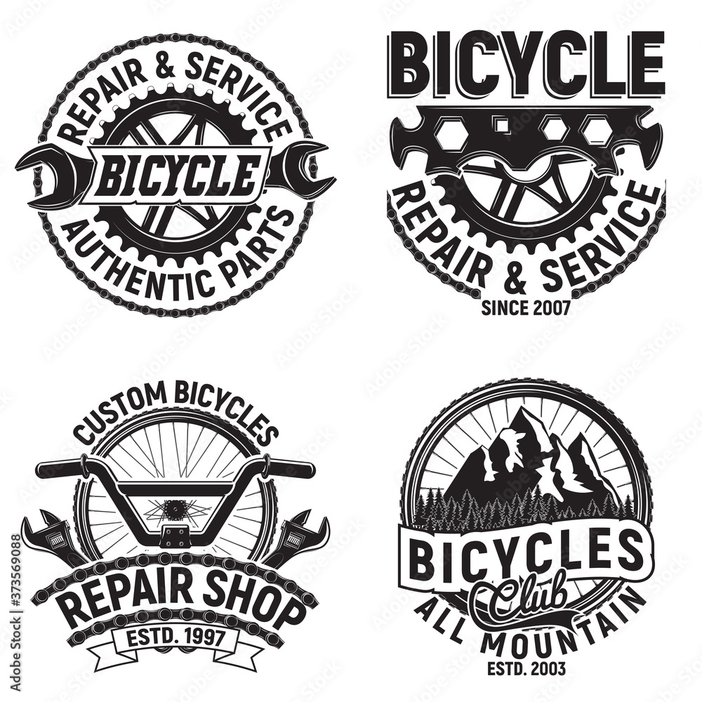 Fototapeta premium Set of vintage emblems