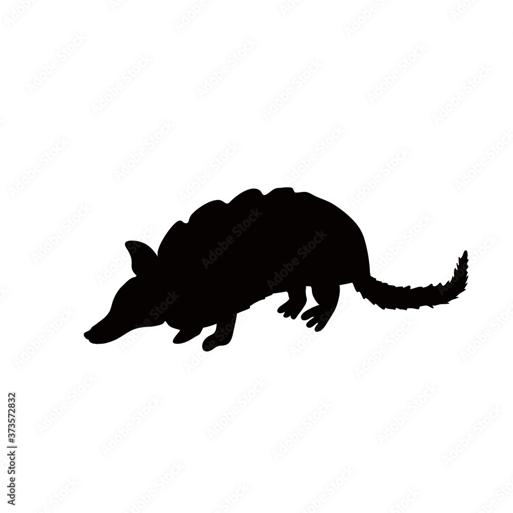 armadillo vector silhouette. South America animal sticker. armadillo vector silhouette. South America animal sticker.