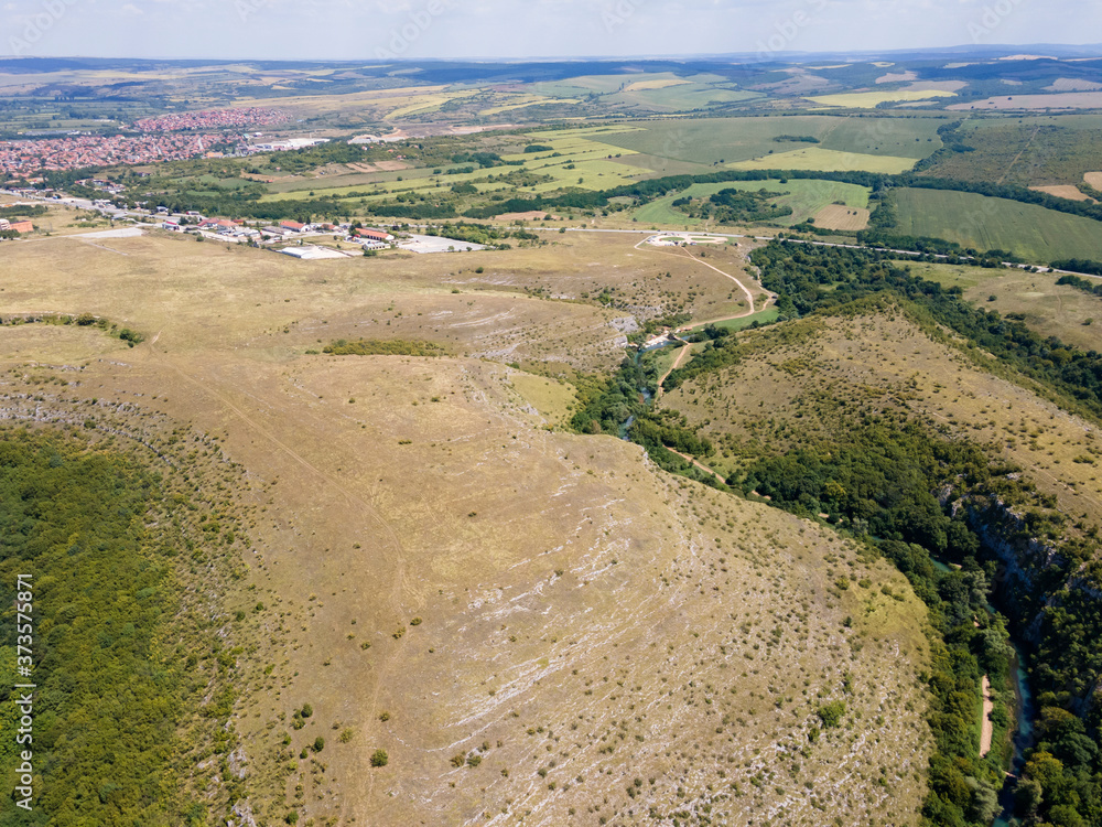 Aerial view of Iskar Panega Geopark, Bulgaria Aerial view of Iskar Panega Geopark, Bulgaria