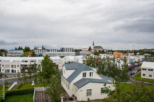 Town of Borgarnes in Borgarfjordur in Iceland