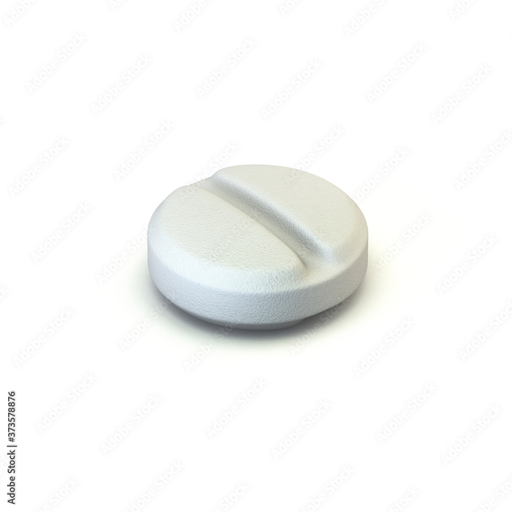 Single medical pill 3D Single medical pill 3D