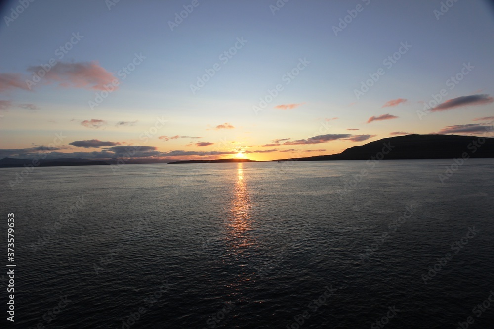Sonnenuntergang Nordatlantik