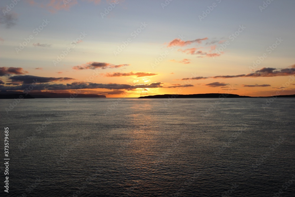 Sonnenuntergang Nordatlantik