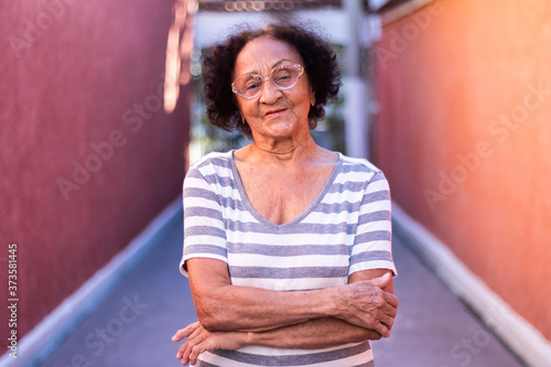 Portrait brazilian mature woman photo