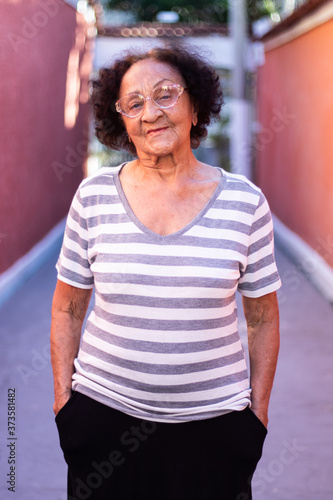 Portrait brazilian mature woman