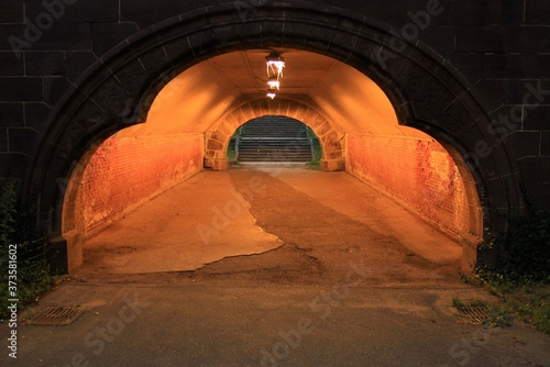 Central Park Tunnel at Night