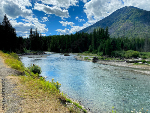 river in the mountains