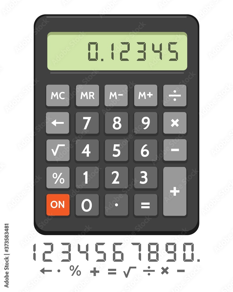 Electronic calculator icon Electronic calculator icon
