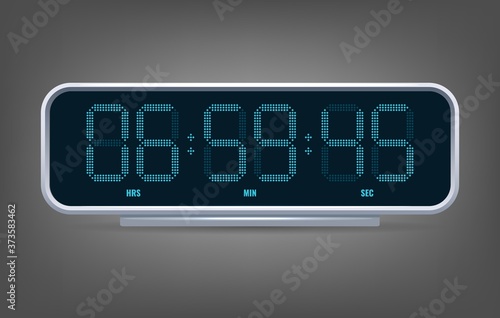 Digital clock counter