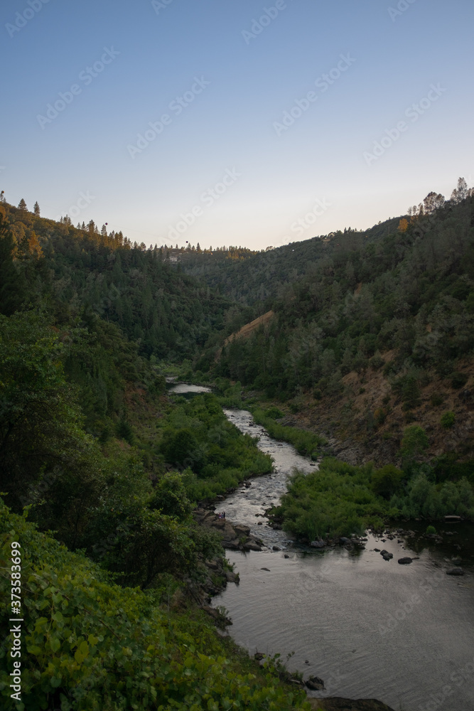 river in the mountains