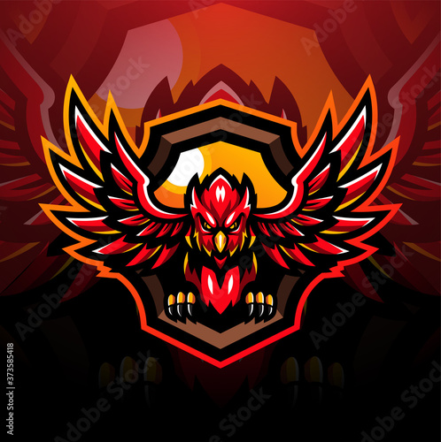 Cardinal esport mascot a logo design 