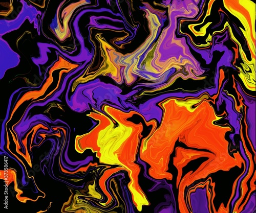 purple orange psychedelic swirl trippy artwork abstract acrylic background