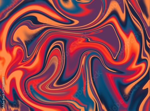 orange blue psychedelic swirl trippy artwork abstract acrylic background