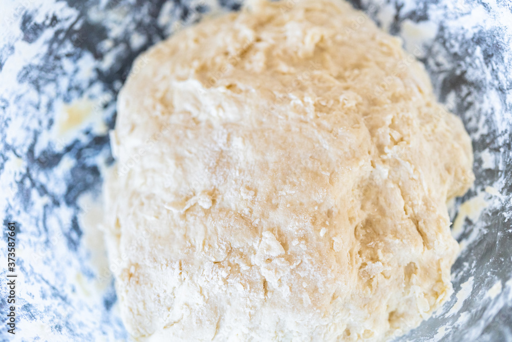 Baking flat bread Baking flat bread