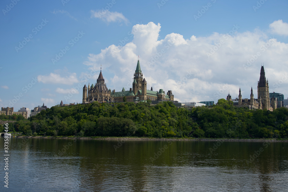 Canada's Parliament Buildings on a summers day Canada's Parliament Buildings on a summers day