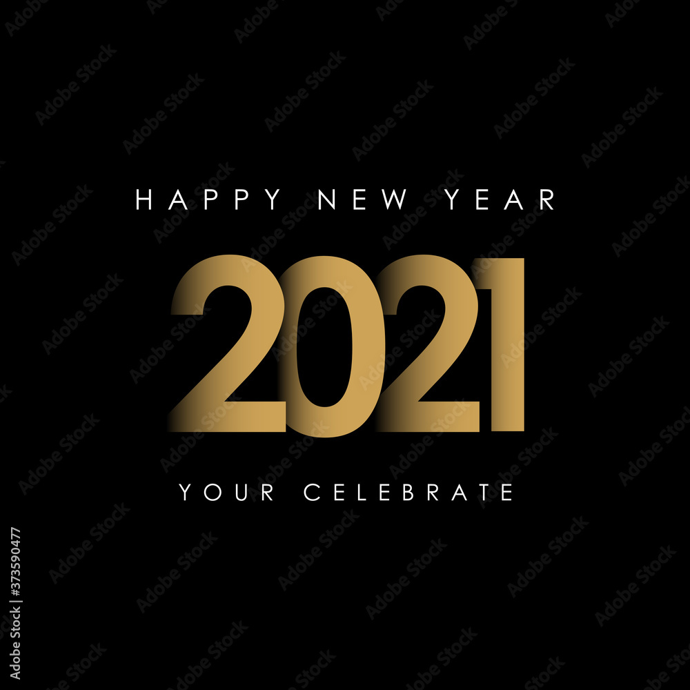 Happy New Years 2021 Celebration Vector Template Design Illustration Happy New Years 2021 Celebration Vector Template Design Illustration