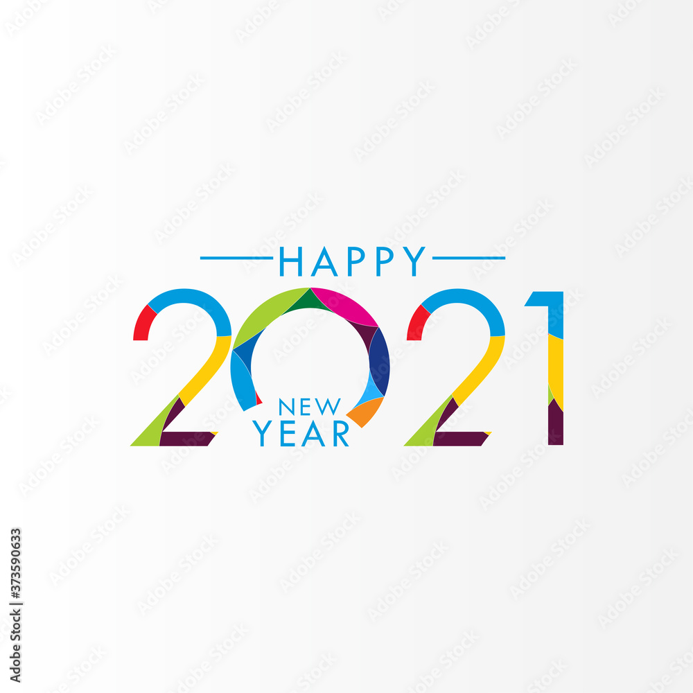 Happy New Years 2021 Celebration Vector Template Design Illustration Happy New Years 2021 Celebration Vector Template Design Illustration