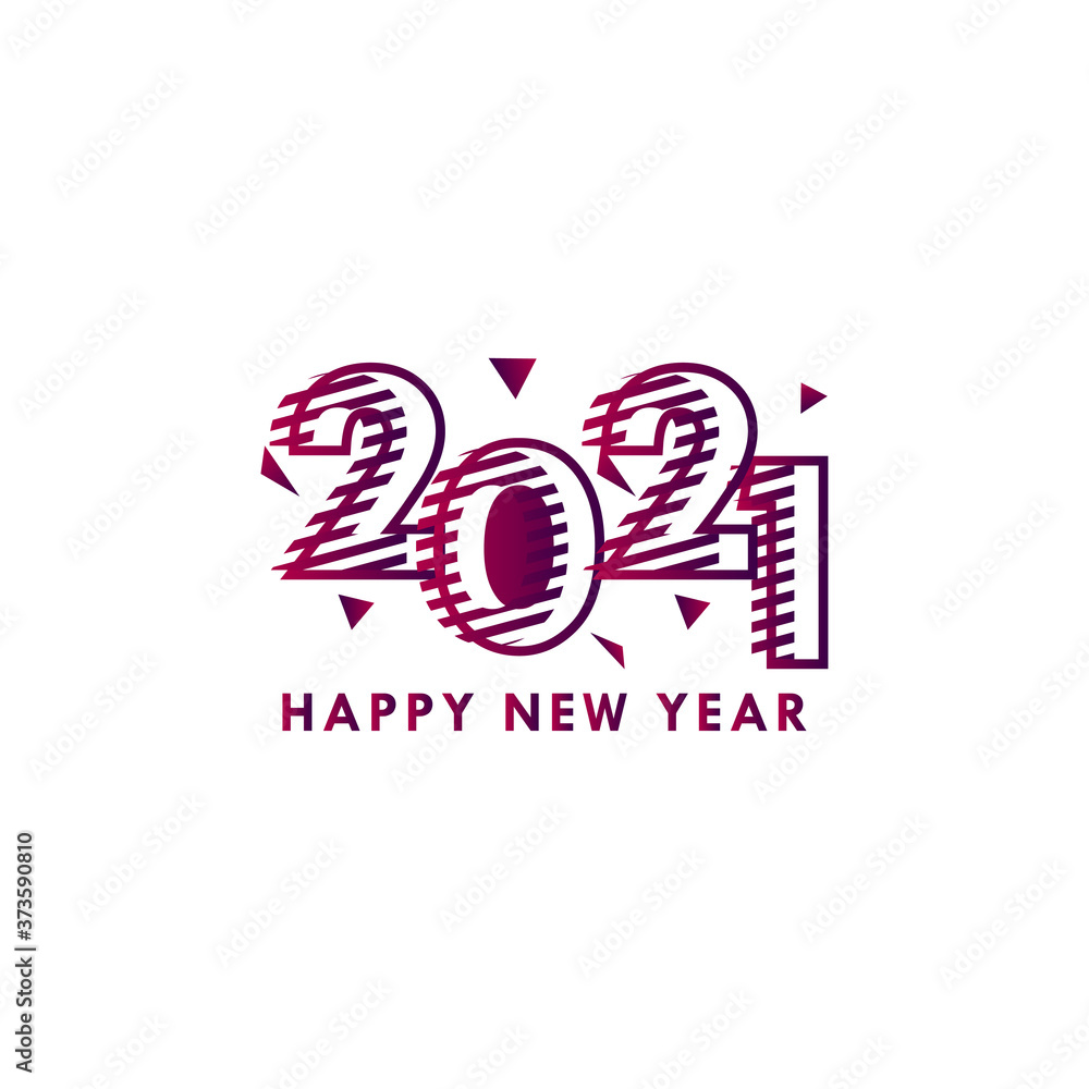 Happy New Years 2021 Celebration Vector Template Design Illustration Happy New Years 2021 Celebration Vector Template Design Illustration