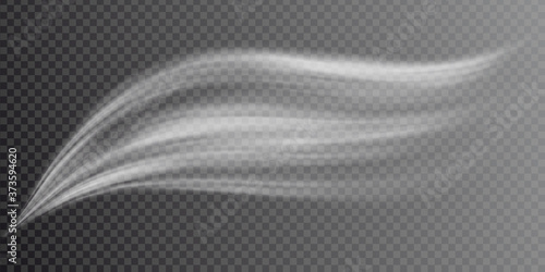 Vector smoke on a transparent background, realistic vector drawing. Gradient mesh, EPS10.