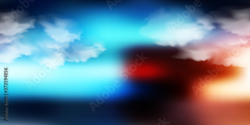 ハロウィン　夜空　風景　背景