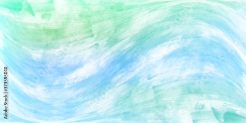 和柄　新緑　水彩　背景