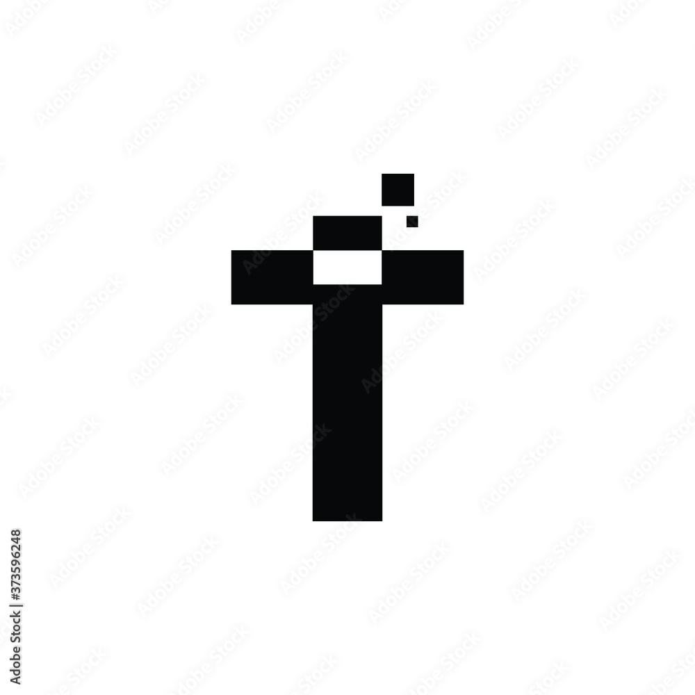 Obraz premium Initial Letter H with square shape monogram Logo