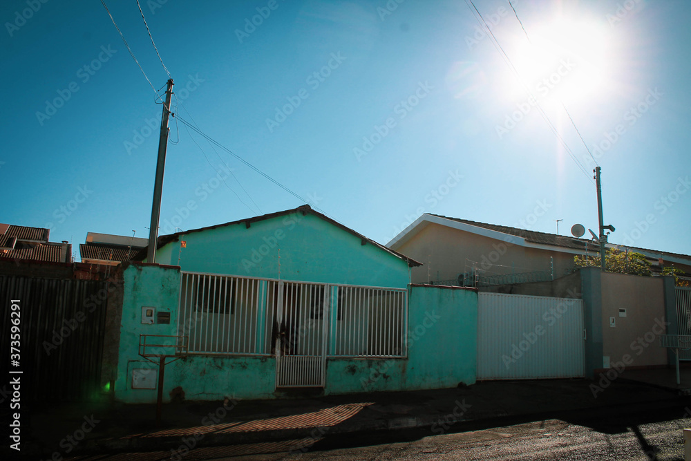 Fachada casa antiga, construída na década de 80